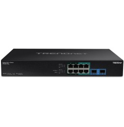 Trendnet TPE-BG102G switch di rete Non gestito Gigabit Ethernet (10/100/1000) Supporto Power over Ethernet (PoE) 1U Nero