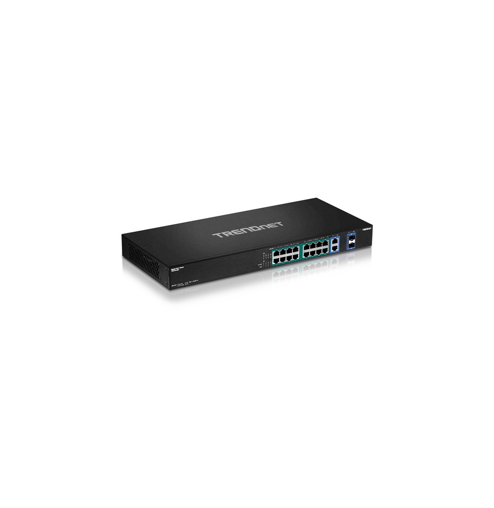Trendnet TPE-TG182F v1.0R Non gestito Gigabit Ethernet (10/100/1000) Supporto Power over Ethernet (PoE) 1U Nero