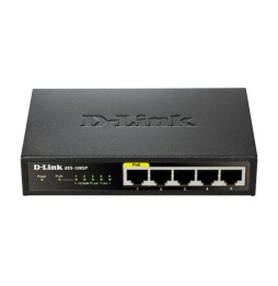 D-Link DES-1005P Non gestito L2 Fast Ethernet (10/100) Supporto Power over Ethernet (PoE) Nero