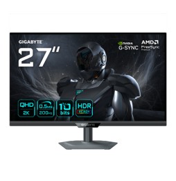 GIGABYTE G27Q20 Monitor Gaming 27” QHD - 2560 x 1440, 200Hz, 0.5ms, Compatibile G-Sync, FreeSync Premium, HDR10, HDMI 2.0,