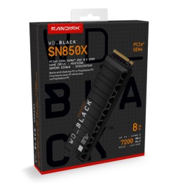 SanDisk WD_BLACK SN850X NVMe 8 TB M.2 PCI Express 4.0