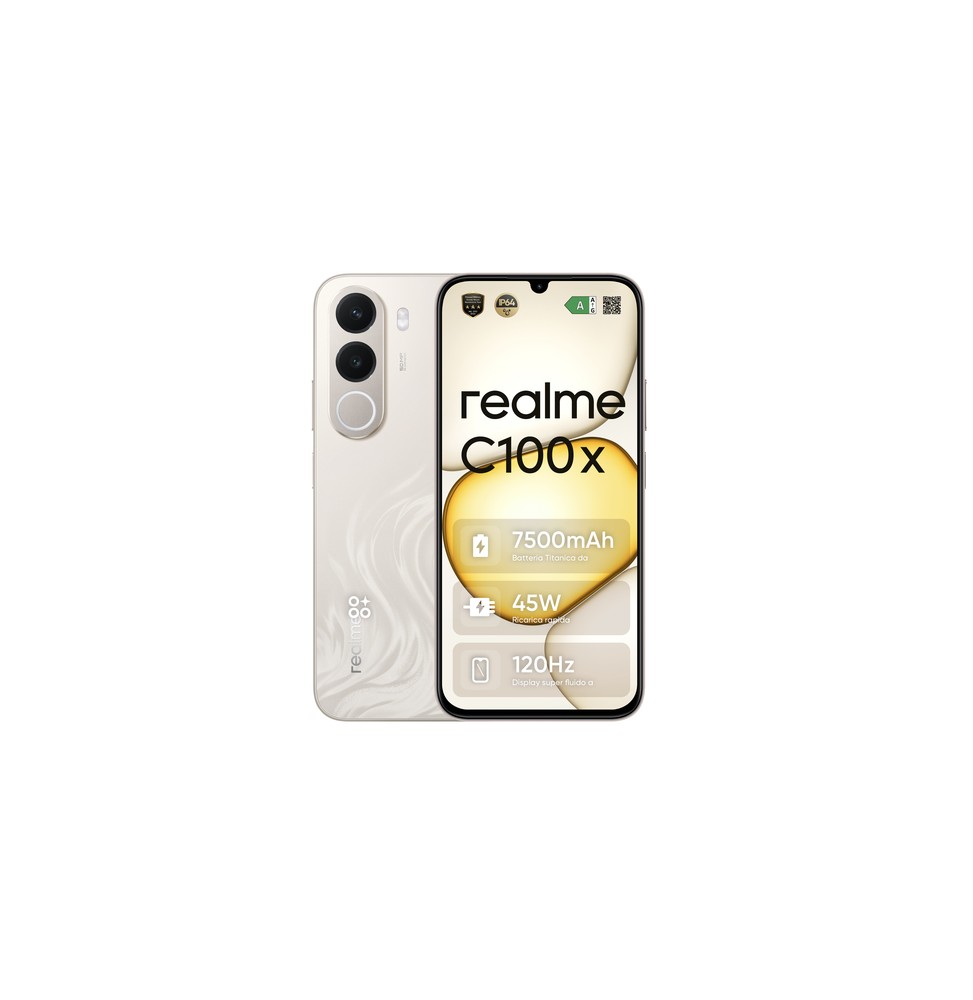 realme 631011008900 smartphone 17,3 cm (6.8') Android 16.0 4G USB tipo-C 4 GB 256 GB 7500 mAh Oro